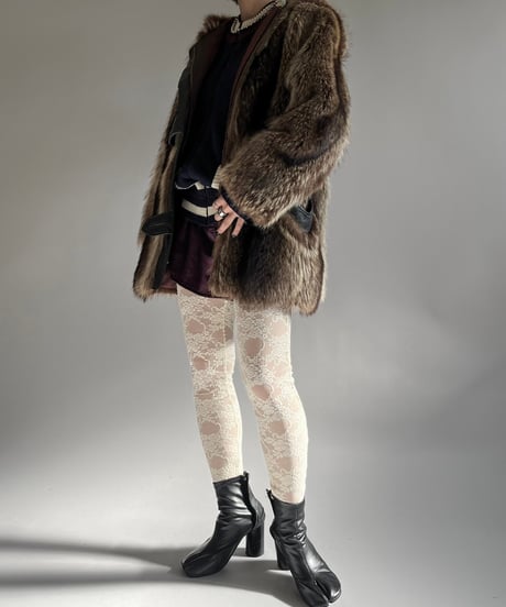 【USED】YUDOFSKY Real Fur Hooded Jacket TALON Zipper /250104-033
