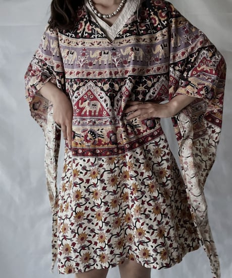 【USED】  Ethnic L/S Top/210921-041