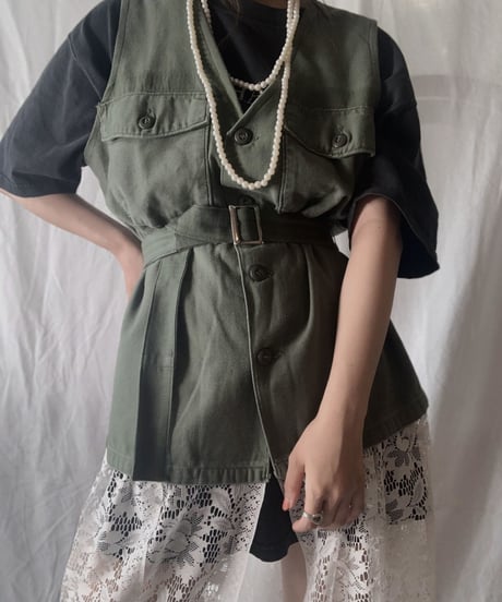 【RE;CIRCLE】 RE Lace×Fatique N/S One-piece①/210714-012