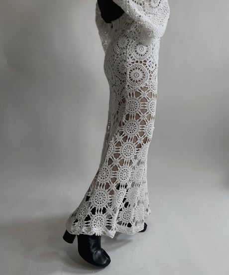 【RE;CIRCLE】 RE Crochet Lace Mermaid Skirt / 220427-010