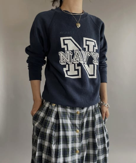 【USED】 Navy Sweatshirt / 220903-003