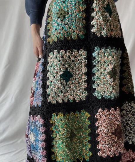 【RE;CIRCLE】 RE Granny Long Skirt⑦/211110-014