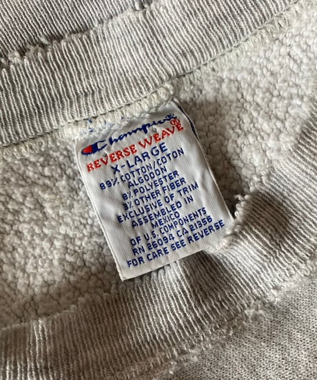 【USED】   90's Mexico Champion Reverse Weave Sweat LSU/210516-031