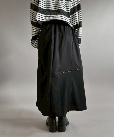 【RE;CIRCLE】 RE Suit Asymmetry Long Skirt / 260129-012