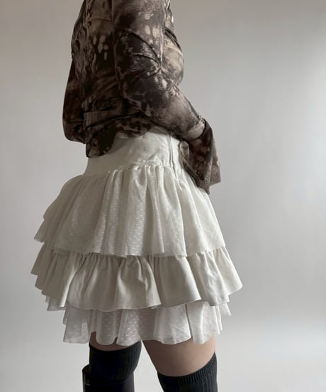 【USED】 Pattern Mini Skirt  /250412-026