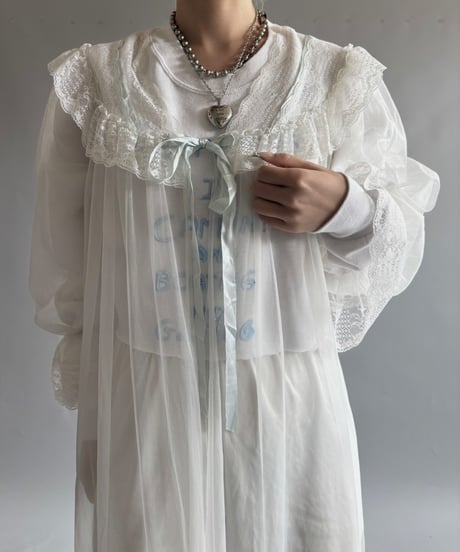 【USED】 Organza long gown /250927-009