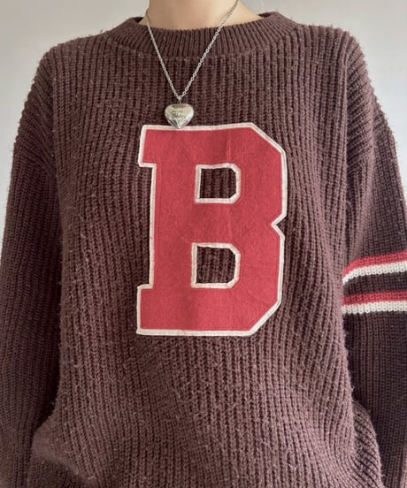 【USED】 Lettered Knit / 260117-001
