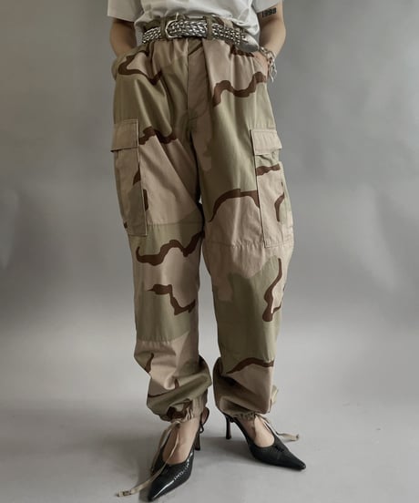 【USED 】Desert Camo Military Pants/ 240505-012