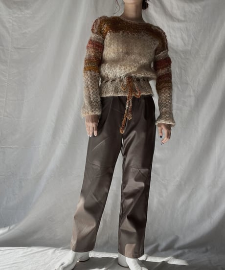 【USED】    Mohair Knit Top①/211216-002