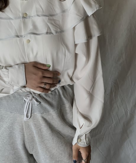 【USED】 White Blouse /210421-030