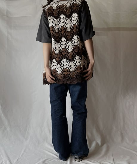 【USED】  Crochet Vest/210825-032
