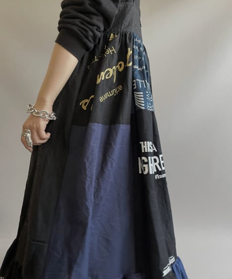 【RE;CIRCLE】RE Eco-Friendly Bag Camisole Long One-piece Black / 2300828-016