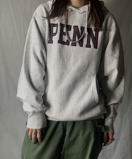 【USED】  Champion Reverse Weave Hoodie PENN/210516-016