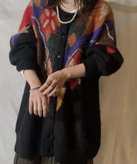【USED】  Mohair Cardigan①/210303-022