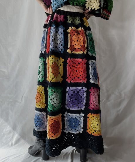 【RE;CIRCLE】 RE Granny Long Skirt④/211110-011