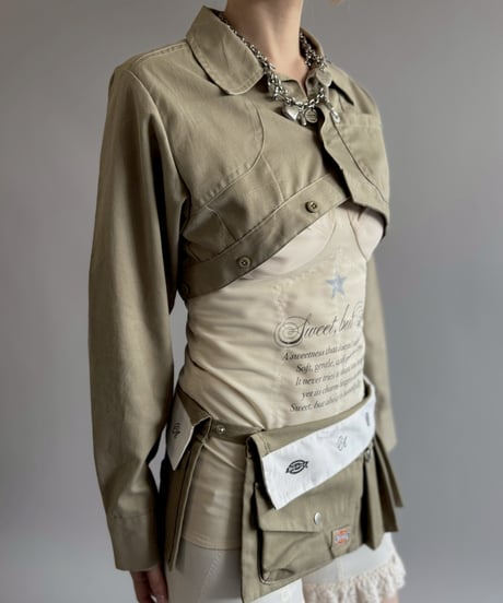 【Chinatsu Aoyama】 RE Makers Shirt Khaki / 260702-027