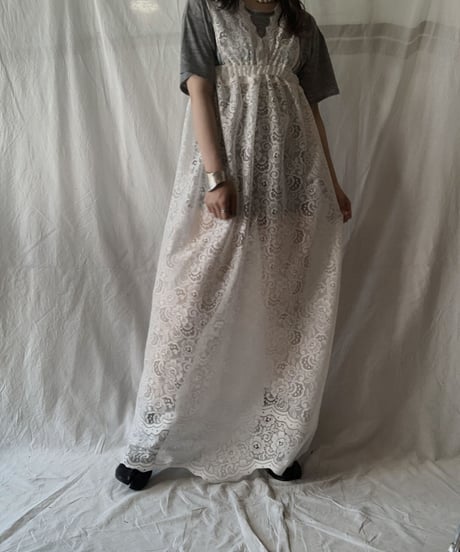 【RE;CIRCLE】 RE Lace N/S One-piece②/210611-026