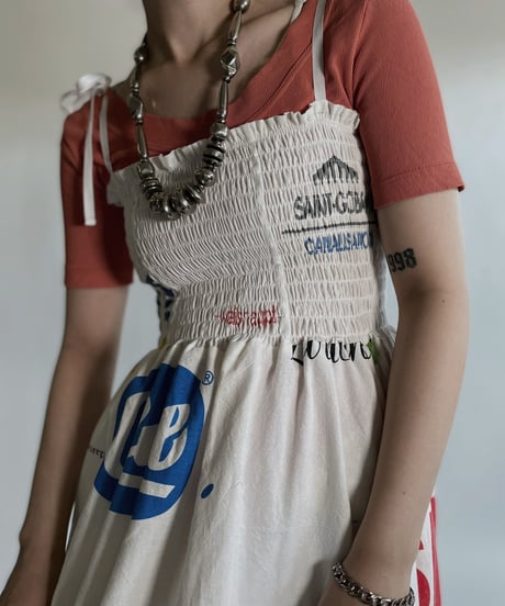 【RE;CIRCLE】RE Eco-Friendly Bag Camisole One-piece / 220512-021