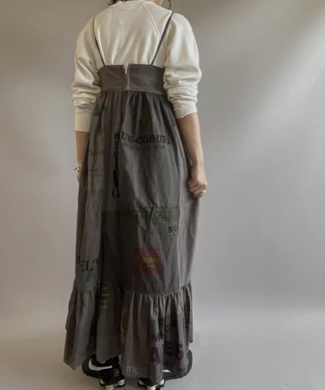 【RE;CIRCLE】RE Eco-Friendly Bag Camisole Long One-piece Gray / 2300828-017