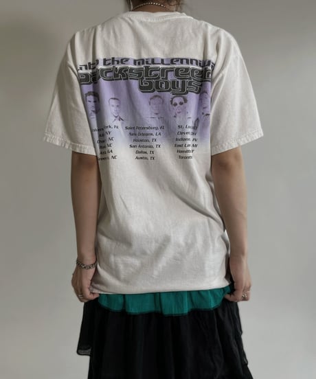 【USED】 Backstreet boys Short Sleeves T-shirt / 220813-036