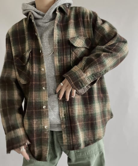 【USED】 JCPenny Wool Shirt / 221210-005