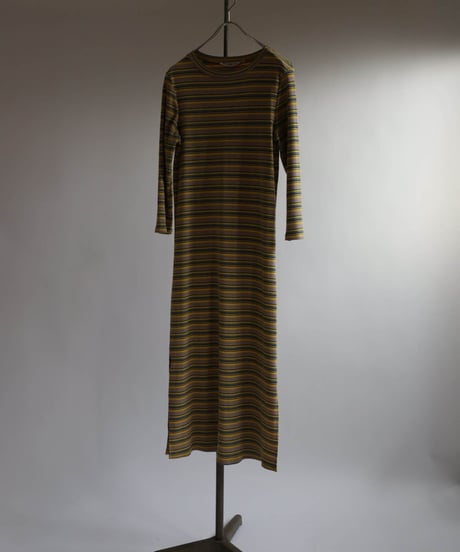 【USED】L/S Rib Knit Dress/ 220324-006