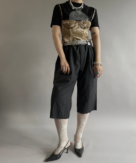 【USED】 Lauren Ralph Lauren Cut Off Suit Shorts /250215-014