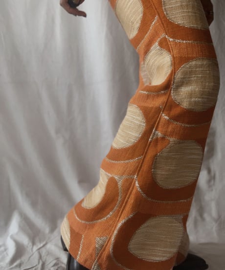 【RE;CIRCLE】 RE Antique Curtain Flare Pants③/ 210703-005