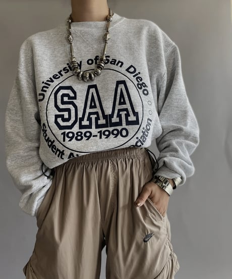 【USED】  'University of San Diego' Sweat Shirt / 220917-005
