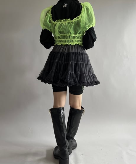 【USED】 Sheer S/S Top /240921-014