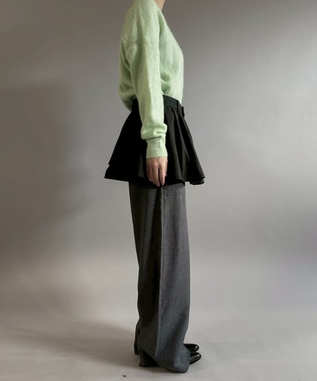【RE;CIRCLE】 RE Suit Wrap Skirt Mini / 260129-004