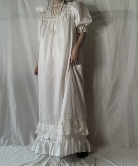 【USED】 Poly L/S Dress/210714-040
