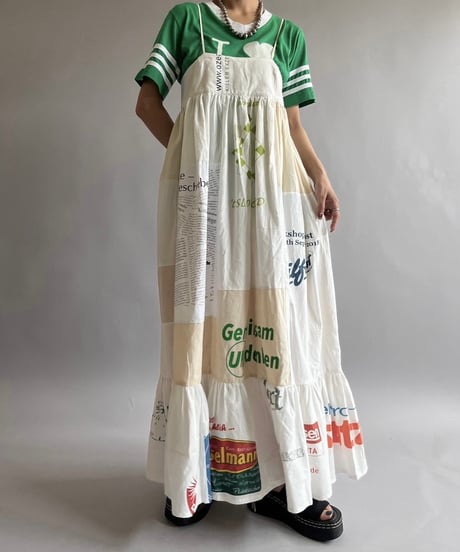 【RE;CIRCLE】RE Eco-Friendly Bag Camisole Long One-piece / 240905-014