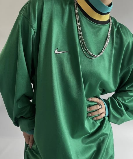 【USED 】Made in USA 90's Nike L/S Soccer Shirt /240706-029
