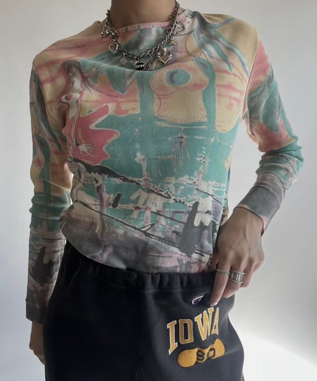 【USED】 Pattern Second Skin Top /250201-015