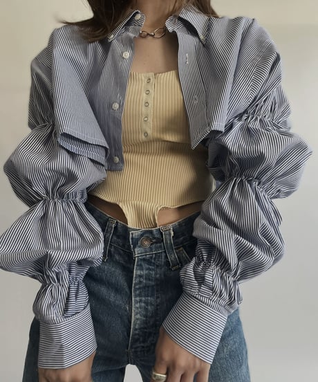 【RE;CIRCLE】 RE Puff Sleeved Shirt / 220630-002