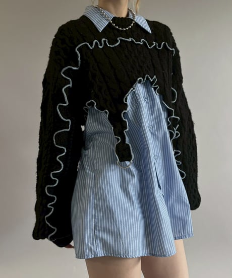 【RE;CIRCLE】 RE Mellow Knit Top / 260122-014