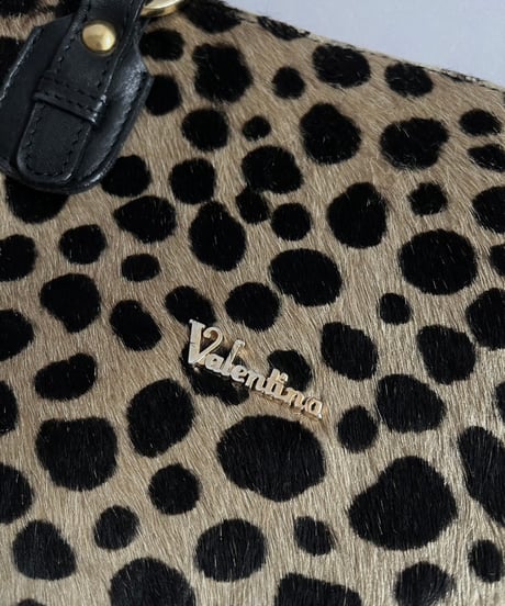 【USED】 Valentina Leopard Shoulder Bag/ 241007-019