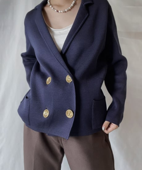【USED】   Dead Stock Knit Jacket/210930-032