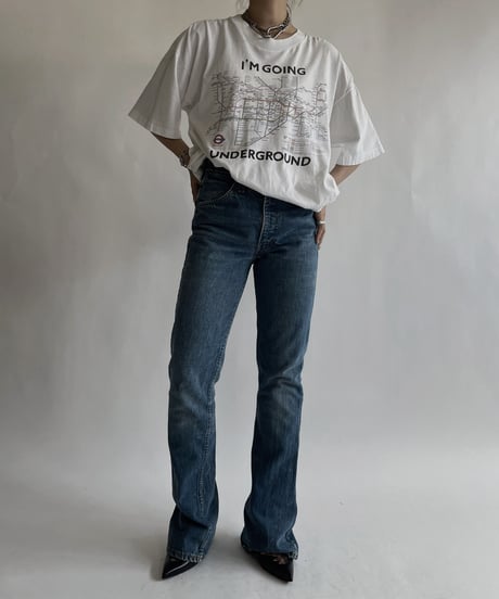 【USED】 Short Sleeved T-shirt Route Map/ 220611-021