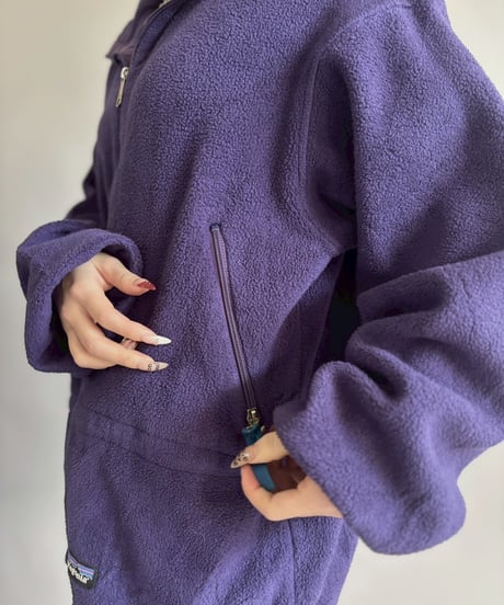 【USED】 Made in USA 92's Patagonia Synchilla Fleece Half Zip Pullover / 260214-002