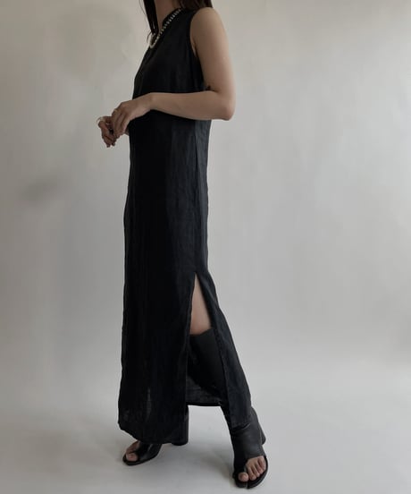 【USED】 Ramie Sleeveless One-piece / 220430-026