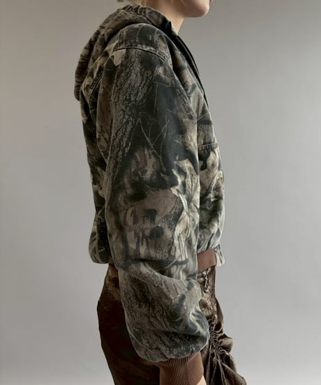 【USED】 Real Tree Camo Padded Zip Parka /251101-017