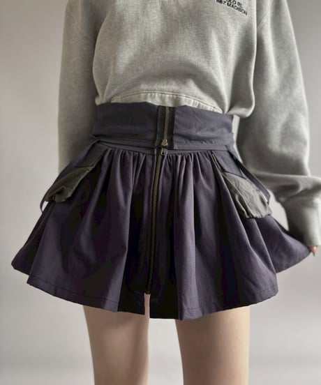 【RE;CIRCLE】 RE U.S Military Rebuild Mini One-Piece Dyed Navy / 260423-004