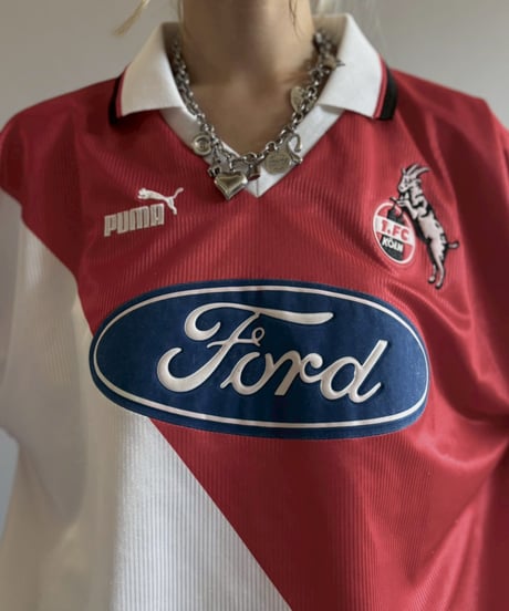 【USED】 97~98's Puma FC Köln Soccer Shirt / 260530-029