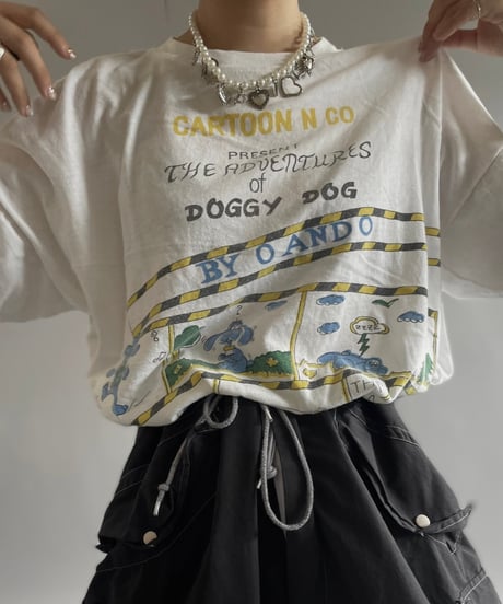 【USED】80~90's DOGGY DOG T-Shirt  /240720-042