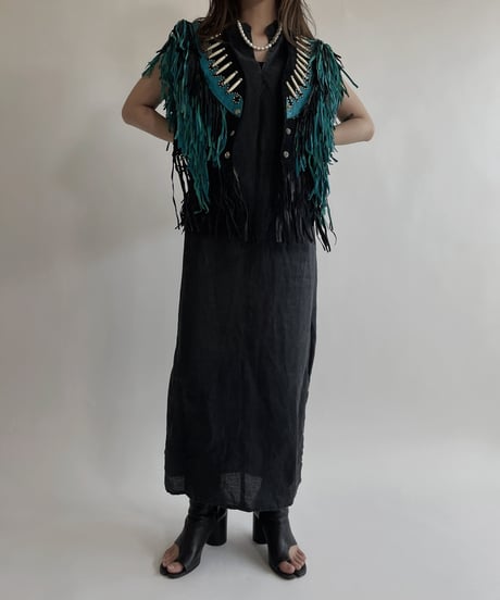 【USED】 Fringe Vest / 220430-025