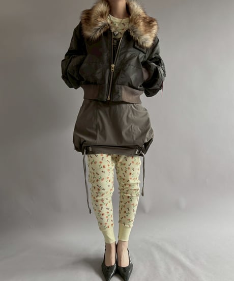 【RE;CIRCLE】  RE MA-1 Fur Collar Short Jacket/ 251120-002