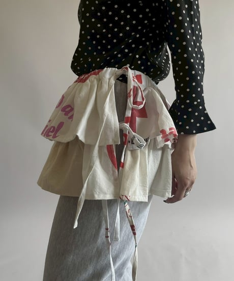 【RE;CIRCLE】 Re Eco Bag Maki Skirt /  250417-006