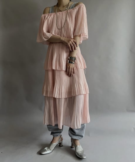 【USED】  S/S Poly One-piece / 230408-030